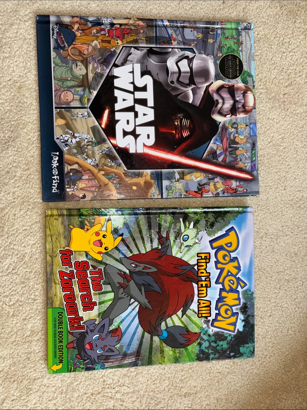 Pokemon and StarwarsFind 'Em All! Double Book Edition - Green, Blue, Yellow, Red